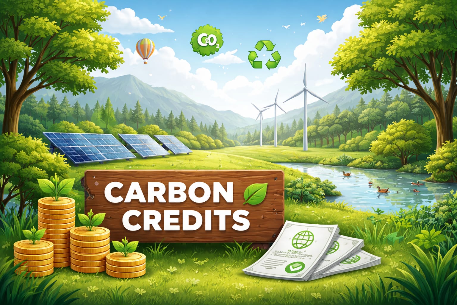 Carbon Credits, Carbon Markets & Net-Zero Pathways